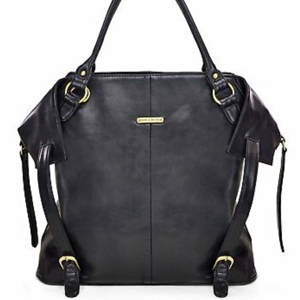 COPY - Timi & Leslie large leather diaper bag